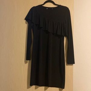 Michael Kors Black Frill Dress
